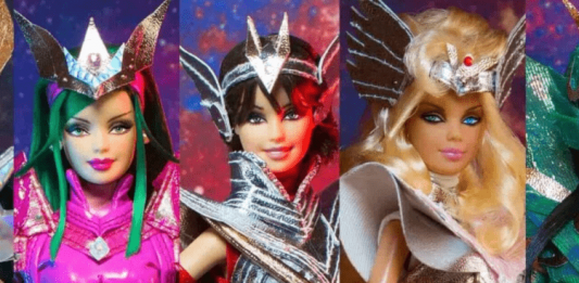 Los Caballeros del Zodiaco y Barbie se unen para presentar una nueva colección de muñecas (FOTOS)